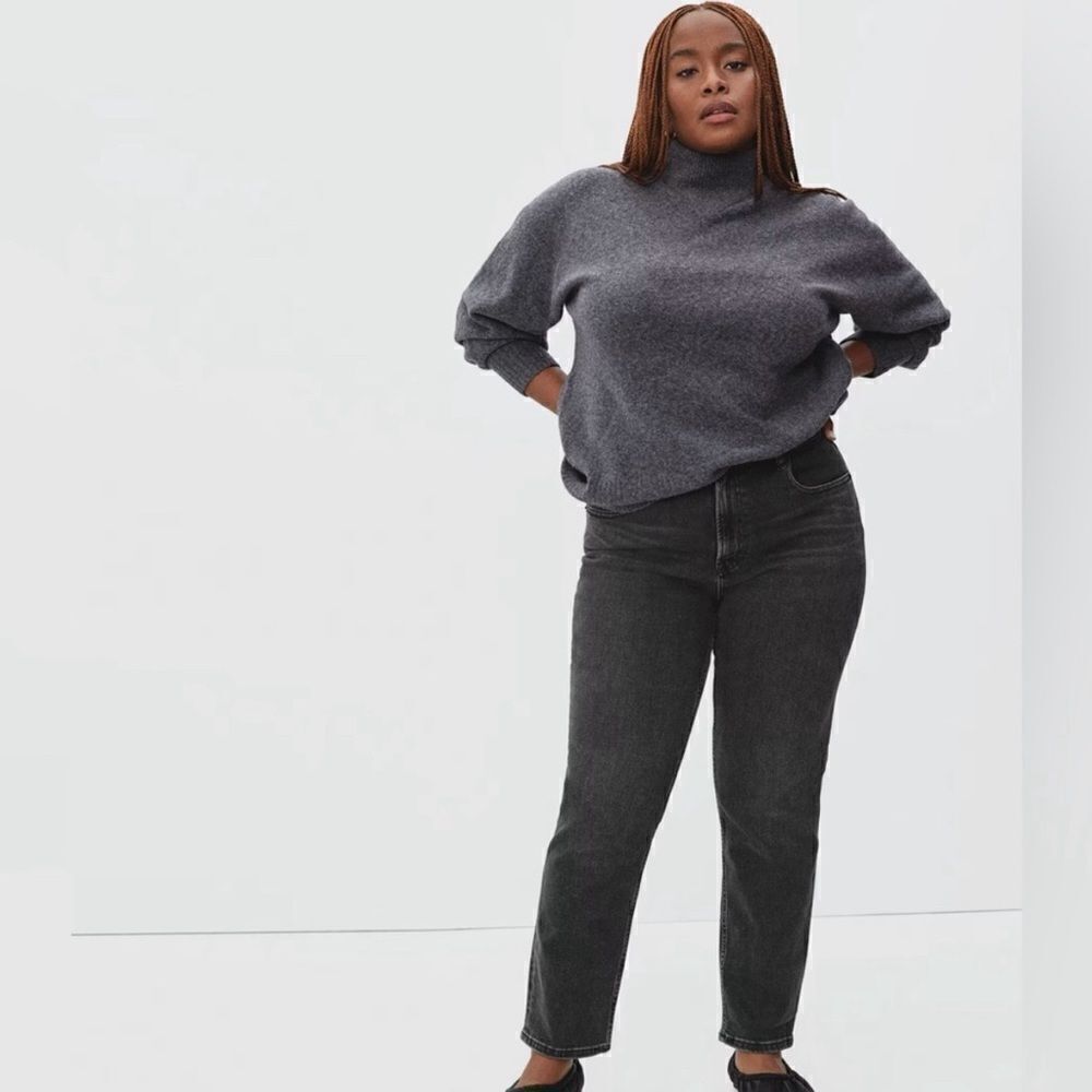 Everlane Women's High Rise Jeans - Dark Gray